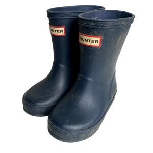 Hunter Toddler Rain Boots - Navy Blue - 5 UK